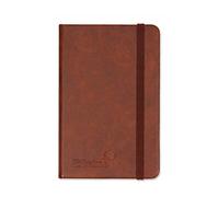 Silvine A6 Executive Hardback Notebook/Journal Tan - Lined 90gsm (160 Pages)