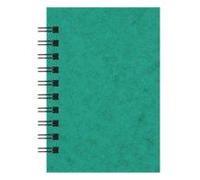 Silvine A6 Wirebound Pressboard Cover Notebook Ruled 200 Pages Green (Pack 12) - Spa6