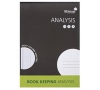 Silvine Analysis Book Punched 80 Pages 8 Column Portrat A4 Ref A4A8 [Pack 3]