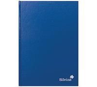 Silvine CBA4 - A4 Casebound Notebook Feint Blue (Pack 6)