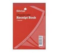 Silvine 230 105mm x 148mm Duplicate Receipt Book - 12 Pack