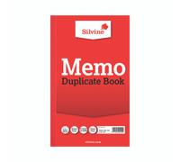 Silvine Dupl Book Memo Ruled 601 PK6