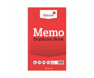 Silvine Dupl Book Memo Ruled 601 PK6