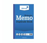 Silvine Dupl Memo Book 701-T PK6