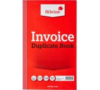 Silvine Duplicate Book Invoice 1-100 213X125.5mm Ref 611