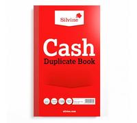 Silvine Duplicate Cash Book - Numbered 1-100 with index sheet (210 x 127mm)