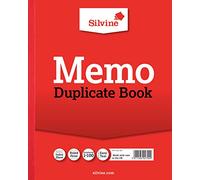Silvine Duplicate Memo Book - Numbered 1-100 with index sheet (254 x 203mm)