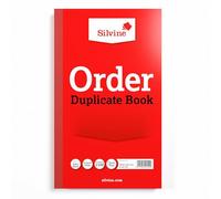 Silvine Duplicate Order Book - Numbered 1-100 with index sheet (210 x 127mm)