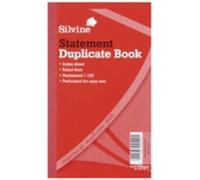 Silvine Duplicate Statement Book 1-100 8X5 609