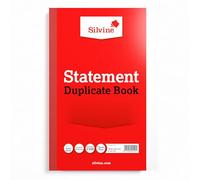 Silvine Duplicate Statement Book - Numbered 1-100 with index sheet (210 x 127mm)