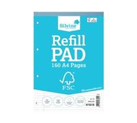 Silvine Envrionmentally Friendly Ruled Refill Pad 160 Pages - FSCRP80