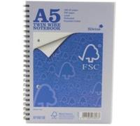 Silvine Notebook Wirebound FSC Paper Feint Ruled 160pp