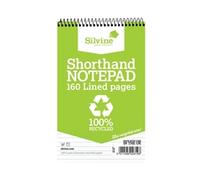 Silvine Notebook Ruled Twin Wire Card Hardback Blue Pack 12
