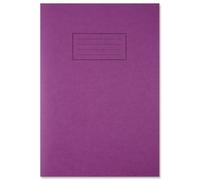 Silvine EX111 - A4 Exercise Book Ruled Purple PK10