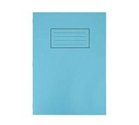 Silvine EX114 - A4 Exercise Book Plain Blue PK10