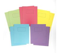 Silvine Exercise Book, 229mm x 178mm, Assorted, Pack of 10 , SV42364