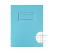 Silvine Exercise Book 7mm Squares 229x178mm Blue (Pack of 10) EX106