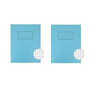 Silvine Exercise Book 7mm Squares 80 Pages 229x178mm Blue Pack of 5