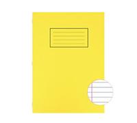 Silvine Exercise Book A4 Ruled Side Bound Manila Soft Cover Yellow 80 Pages 40 Sheets Pack of 10
