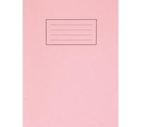 Silvine Exercise Book Plain 75Gsm 80 Pages 229X178mm Pink Ex112