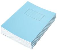 Silvine Exercise Book ruled 7mm Squares 229 x 178 mm 40 leaves Blue (Pack of 10)