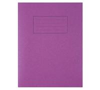 Silvine Exercise Book Ruled and Margin 80 Pages 229x178mm Purple Ref EX100 [Pack 10] [per Pack: 10]
