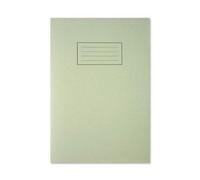 Silvine Exercise Book Ruled And Margin 80 Pages A4 Green (Pack 10)