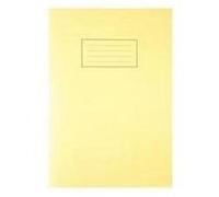 Silvine Exercise Book Ruled and Margin 80 Pages A4 Yellow Ref EX109 [Pack of 3]