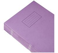 Silvine Exercise Book A4 Ruled with Margin Purple (10 Pack) EX111