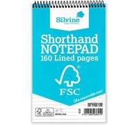 Silvine Envrion Shorthand Notepad 127x203mm (Pack of 10) FSC160