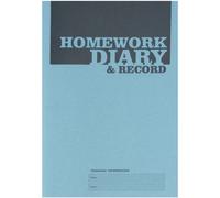 Silvine Homework Diary With Printed Layout A5 96 Page Blue (Pack 20) - EX204