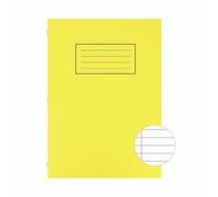 Silvine Lined Ex Book Yellow PK10