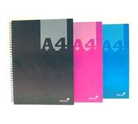 Silvine Luxpad Twin Wire Casebound Notebook 140 Pages A4 (Pack of 6)