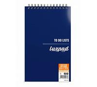 Silvine Luxpad 8x5 Things to Do Planner - Pre-Printed Template 240 Pages (120 Sheets),Blue