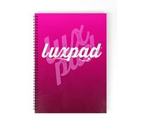 Silvine Luxpad A4 Twin Wire Hardback Notebook with 140 Feint Ruled Pages and Durable Casebound Covers