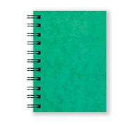 Silvine Luxpad A6 Twin Wire Hardback Notebook. 200 Feint Ruled Pages and Durable Pressboard Covers. Ref SPA6