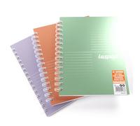 Silvine Luxpad Metallic 200 Page A5+ Assorted (Pack of 3) LUXA5MAC