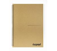 Silvine Luxpad Recycled A4 Hardback Wirebound Notebook - Lined (160 Pages) Kraft Covered