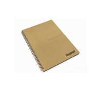 Silvine Luxpad Recycled Hardback Kraft Notebook 160Pp A4