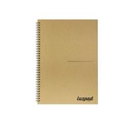 Silvine Luxpad Recycled Hardback Kraft Notebook 160pp A4 THBPINA4KR