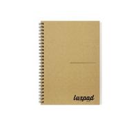 Silvine Luxpad Recycled Hardback Kraft Notebook 160pp A5 THBPINA5KR