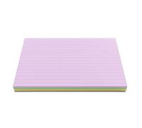 Silvine Luxpad Revision A6 Flash Cards - Lined (100 Cards) Assorted Colours, 6x4