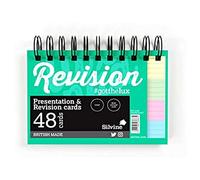 Silvine Luxpad Revision A6 Flash Cards - Lined (48 Cards) Assorted Colours