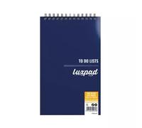 Silvine Luxpad Wirebound Things To-Do Book 203 x 127mm 240 Pages Ruled Blue (Pack 5) - 224