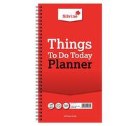 Silvine Luxpad Wirebound Things To-Do Book 280 x 150mm 120 Sheets Blue (Pack 5) - 221