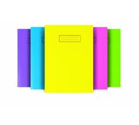 Silvine NBA4BT A4 Bright Exercise Notebook - Assorted Colours (Pack of 10)