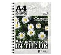 Silvine Notebook Carbon Neutral Perforated Twin Wire Punched 4 Holes 120 Pages A4 Ref R302 [Pack 5]