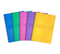 Silvine Notebook FSC Twinwire Perforated Ruled 120 Pages 75gsm A5 Assorted Ref PRA5 [Single]