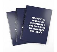Silvine Official Record A4+ Spiral Notebook Pack of 3 - 90gsm Lined Paper with 120 Pages for School, University, Study & Office