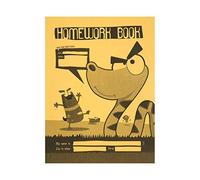 Silvine Oversize Homework Book A4 Laminated 75gsm Pack of 25